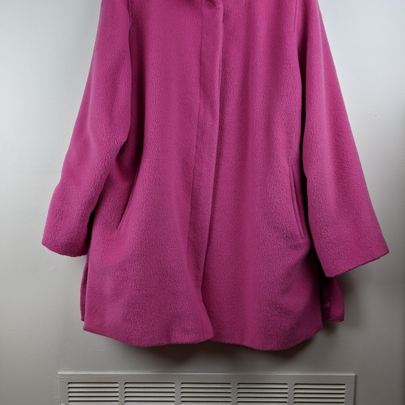 Max Mara Pink Alpaca Wool Teddy Coat - Picture 6 of 16